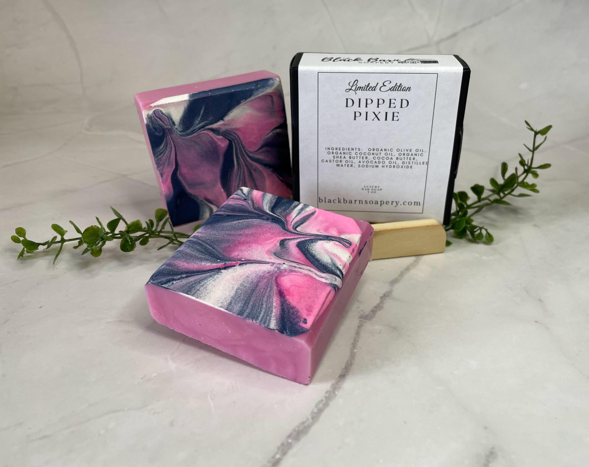 Dipped Pixie Artisan Soap: Garden Citrus Clove Scent