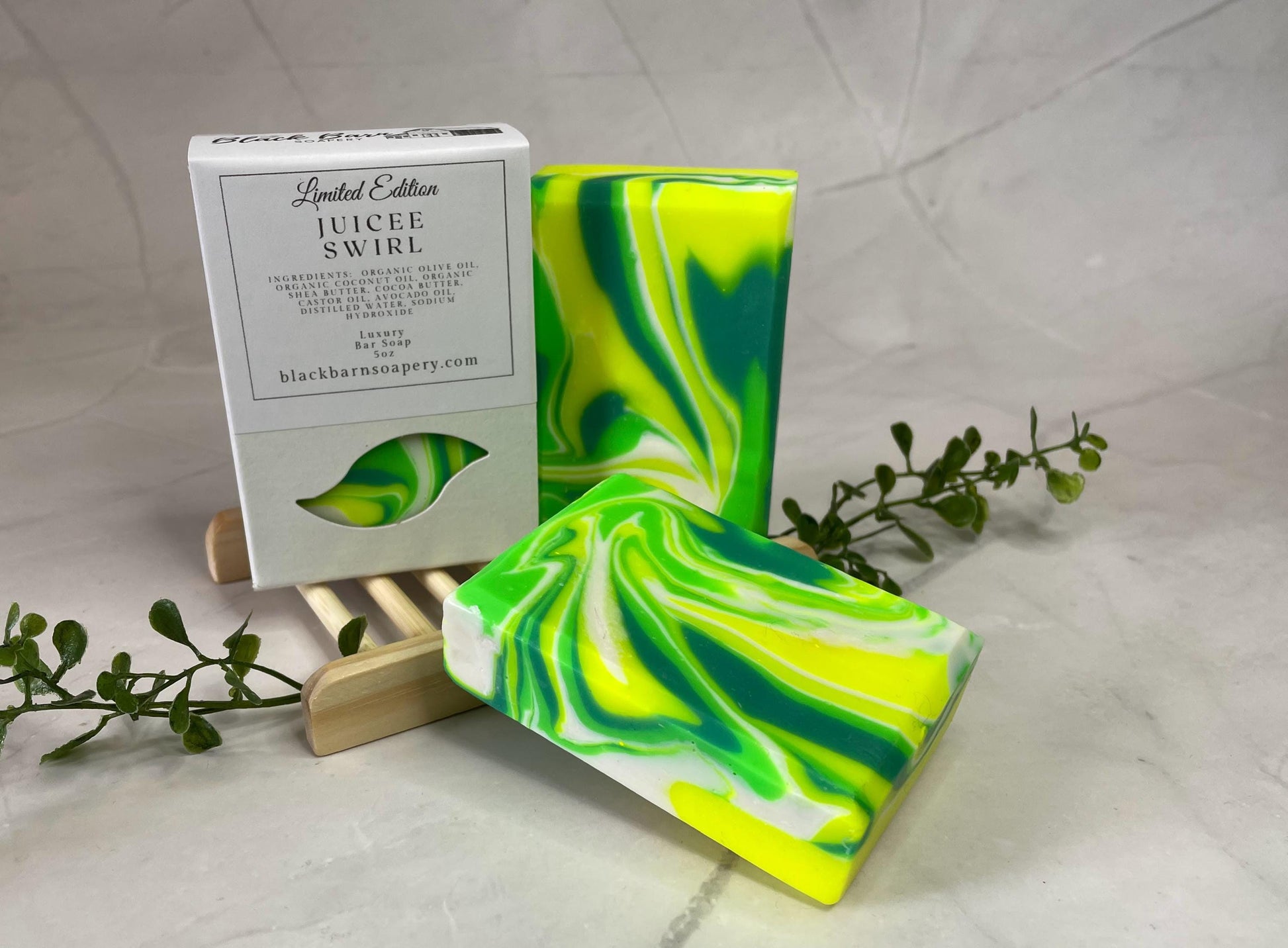 JuiceE Swirl- Handmade Artisan Soap