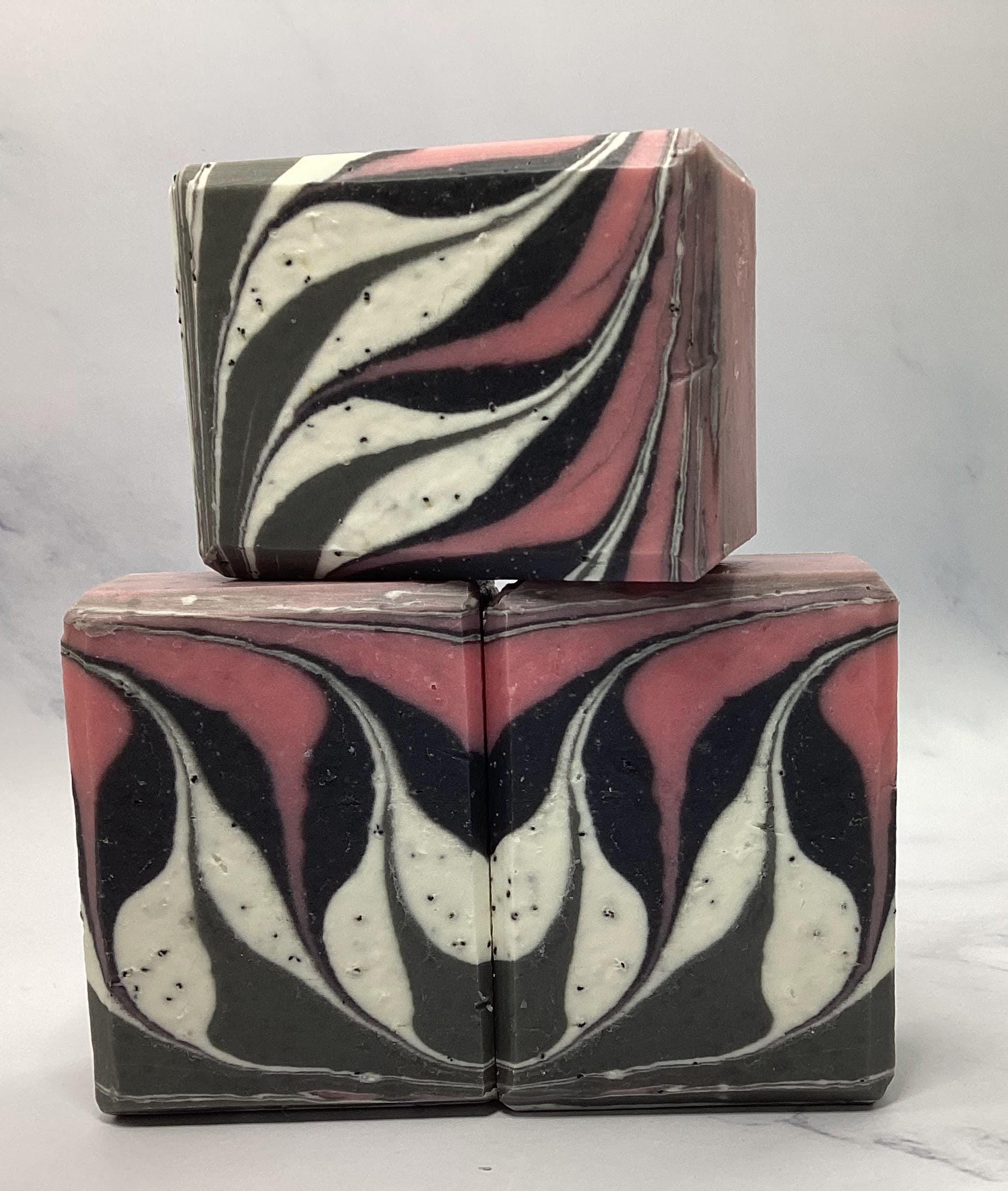 Black Lilac Artisan Soap: Handmade Floral Scented Soap