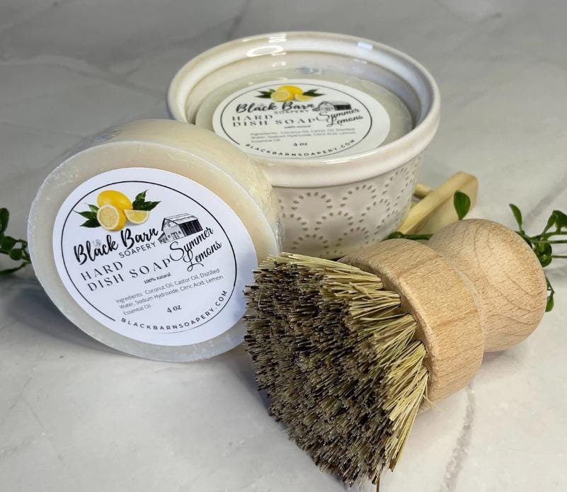 Solid Dish Soap Bar Refill - Handmade Artisan Soap