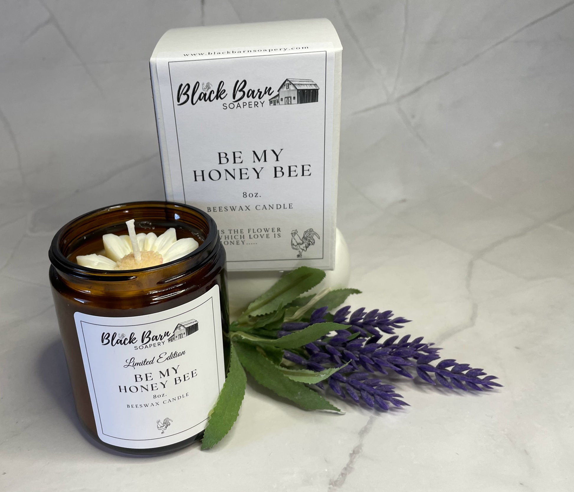 Be My Honey Bee - 8oz Beeswax Candle