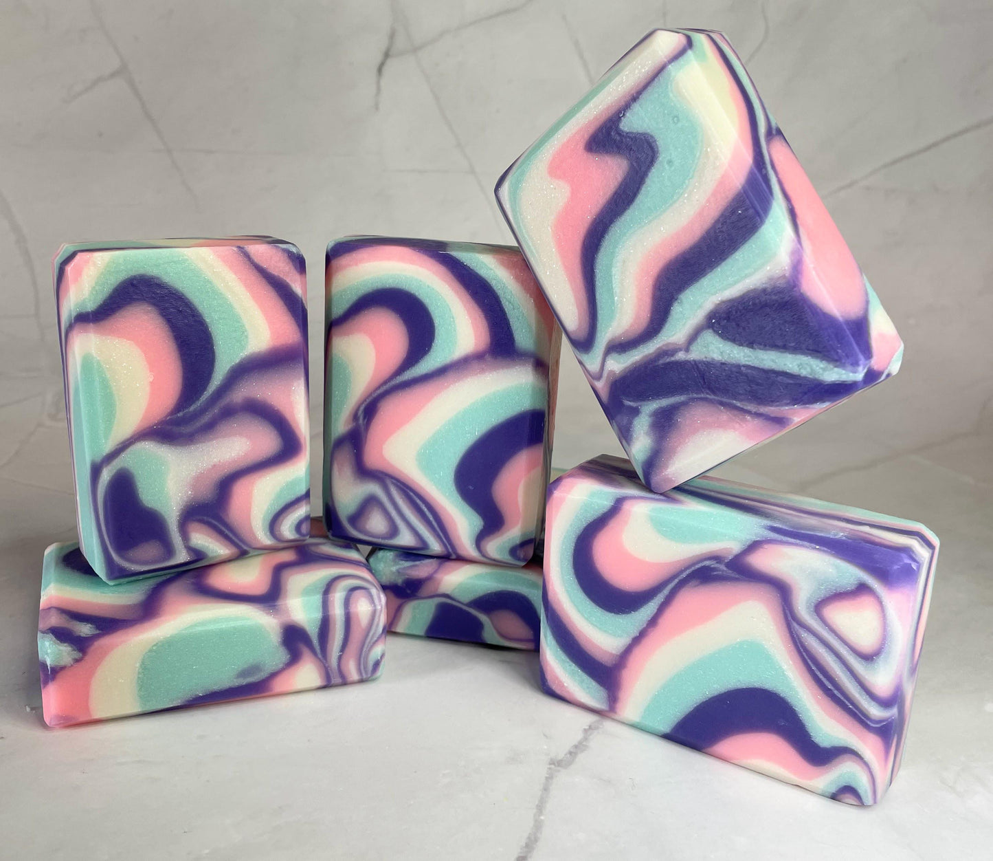 Pink Lilac Swirl - Handmade Artisan Soap