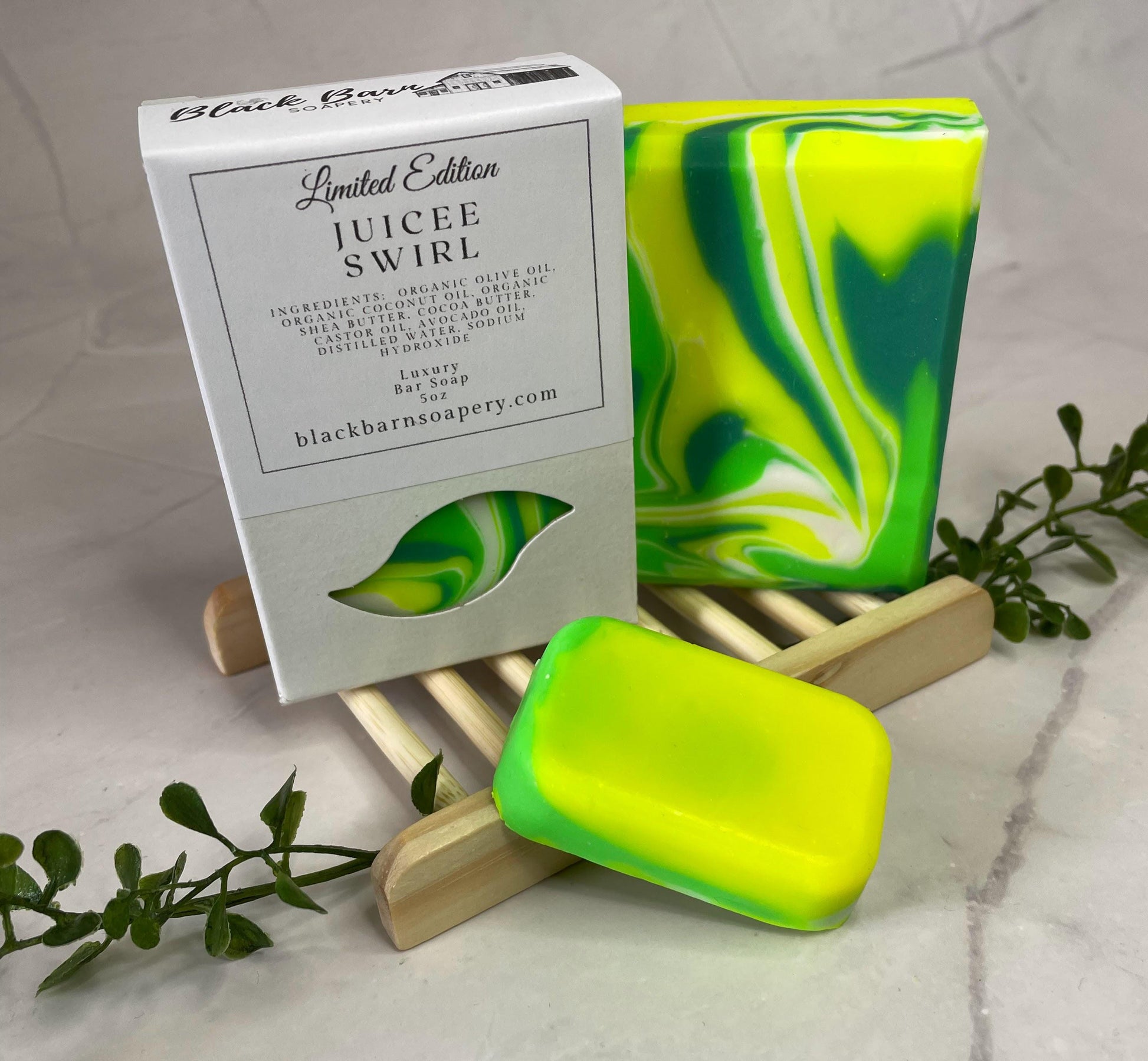 JuiceE Swirl- Handmade Artisan Soap
