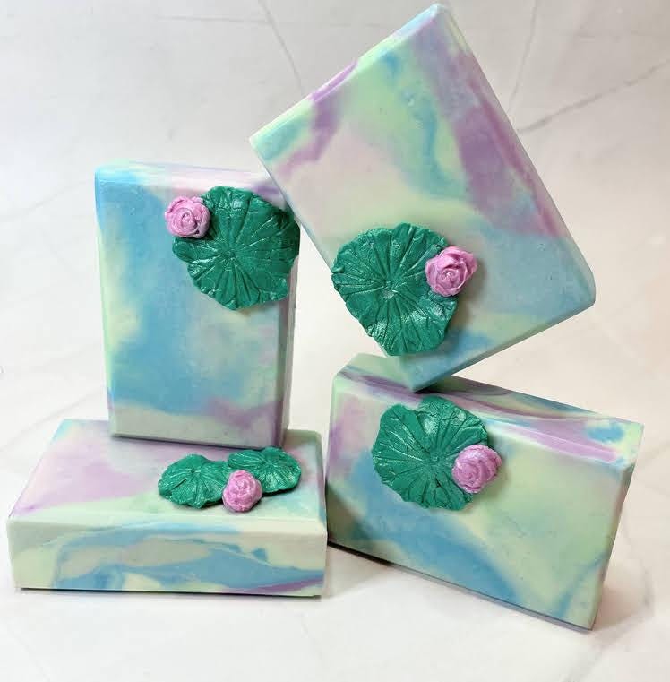 Handmade Lavender Apricot Artisan Soap - 4oz Bar