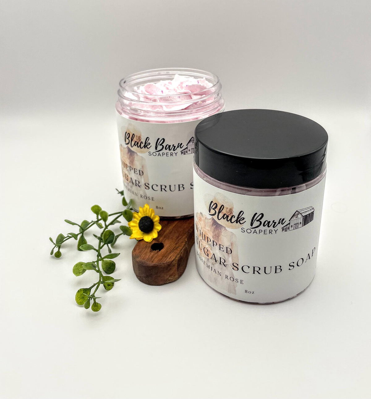 Bohemian Rose Whipped Sugar Scrub Soap (Bohemian Fall)