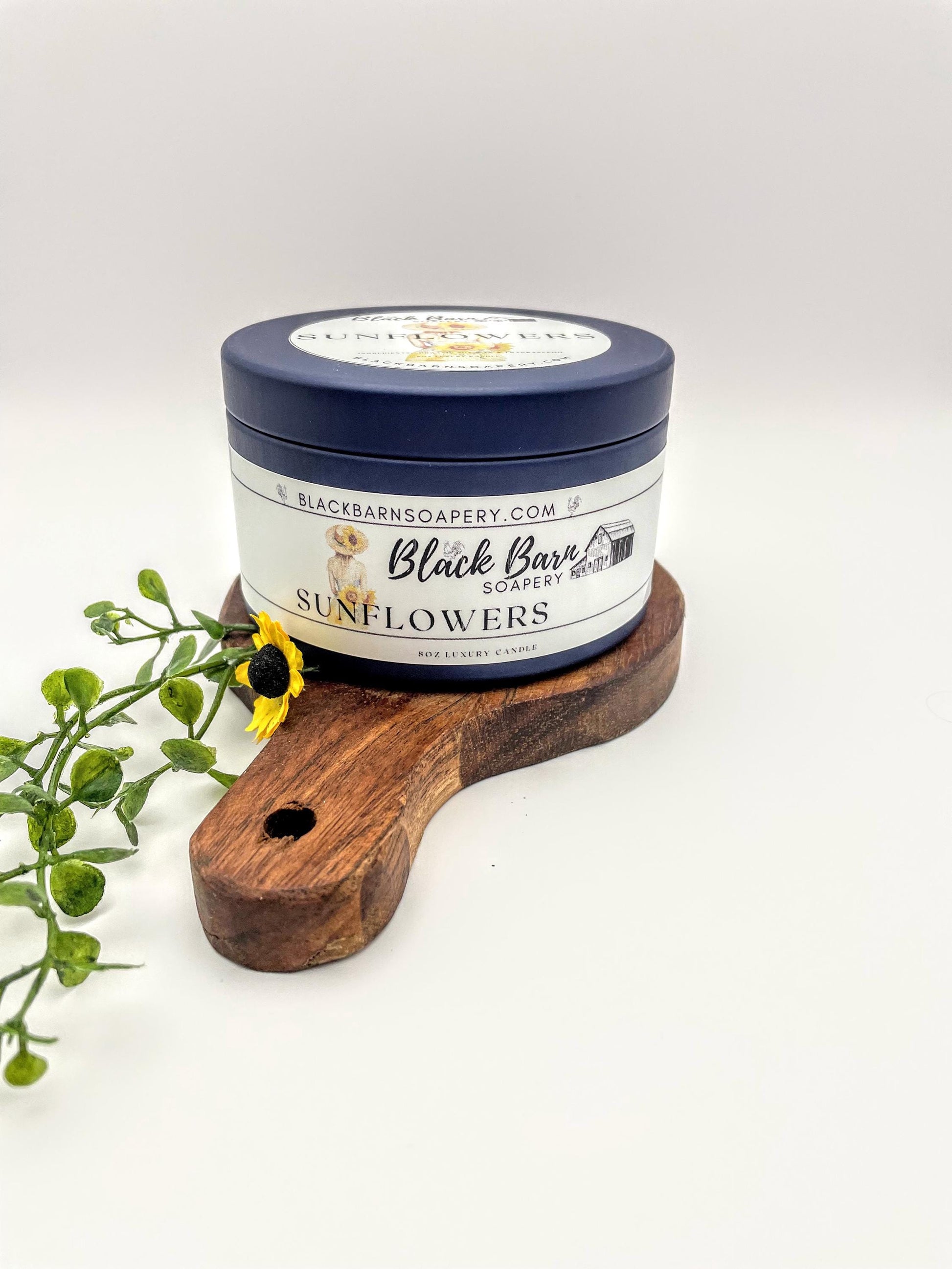 Sunflowers - 4oz / 8oz Candle Tin (Bohemian Fall)