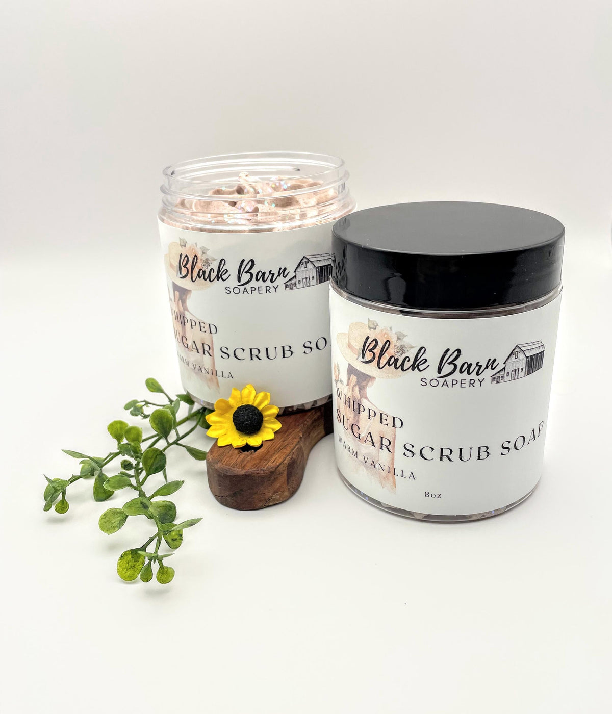 Warm Vanilla Whipped Sugar Scrub Soap (Bohemian Fall)