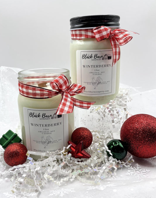 Winterberry (12oz) Mason Jar Candle
