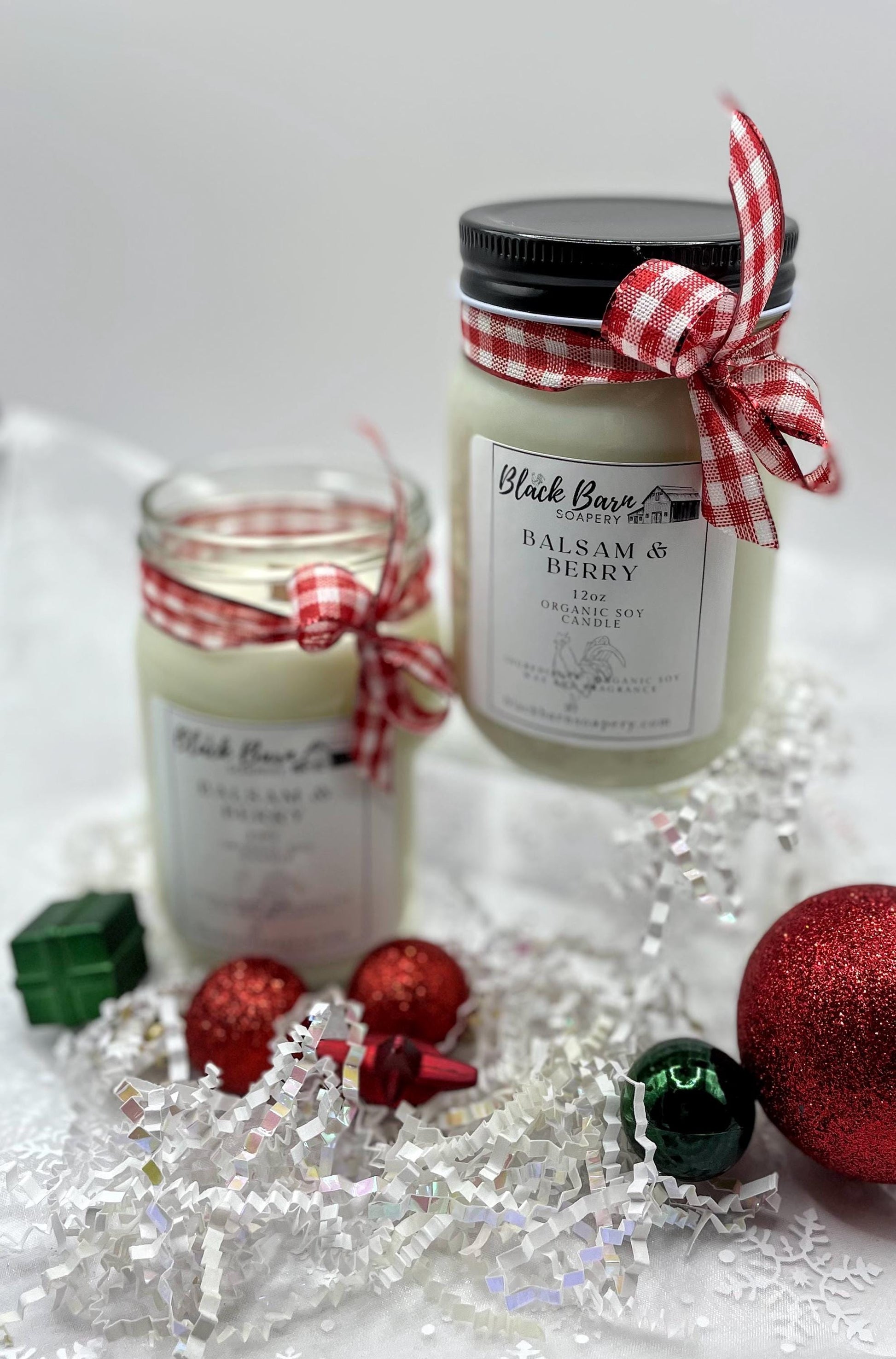 Balsam & Berry (12oz) Mason Jar Candle