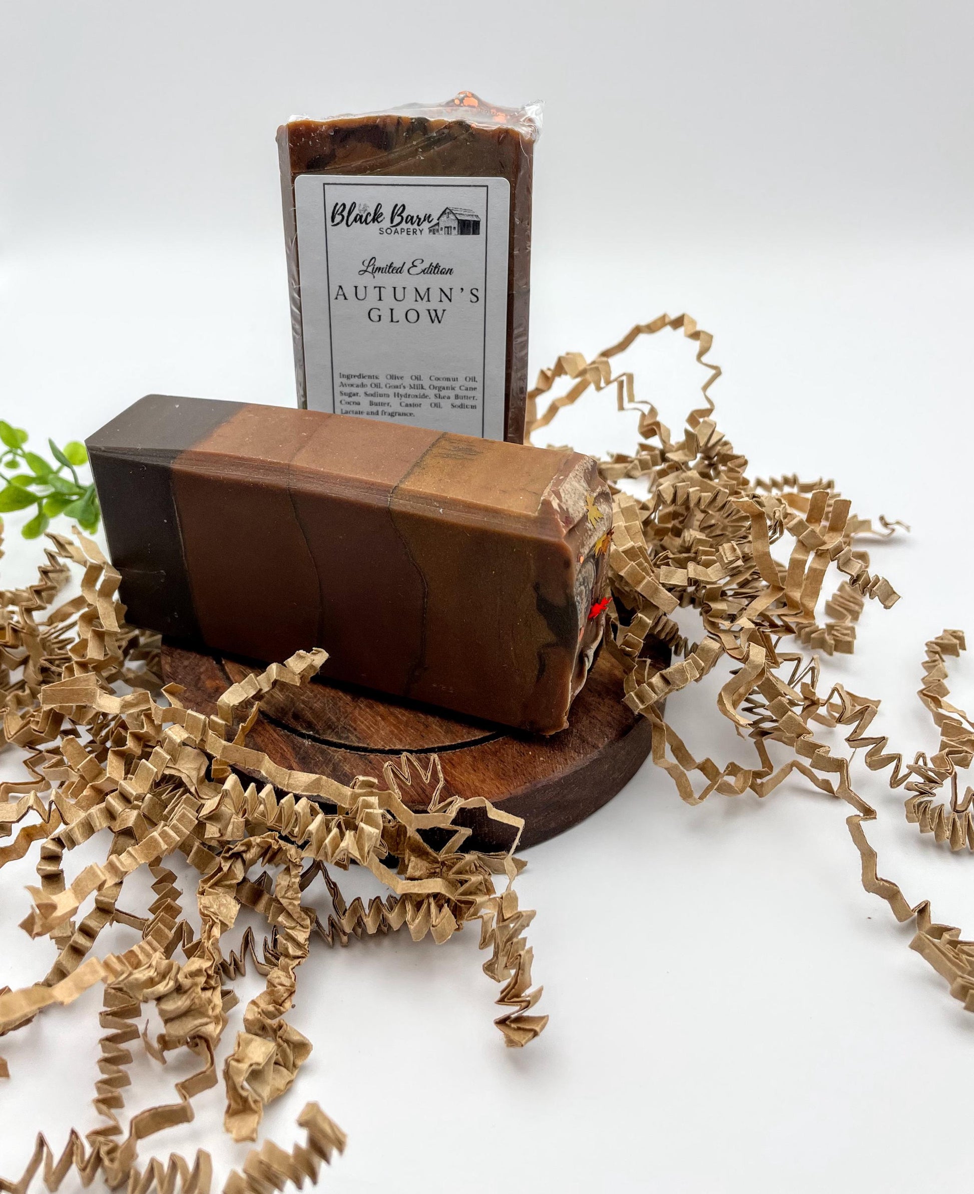 Handmade Autumn Soap: Crisp Air & Winterberries, 3.5 oz Artisan Bar