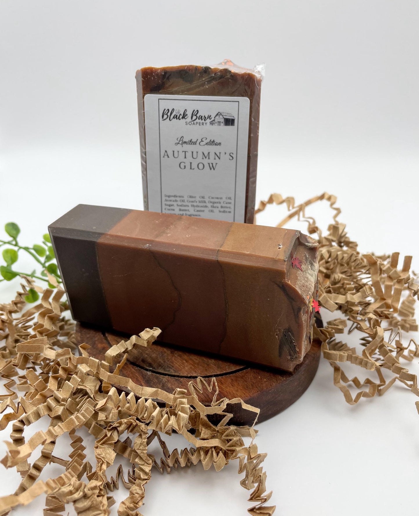 Handmade Autumn Soap: Crisp Air & Winterberries, 3.5 oz Artisan Bar