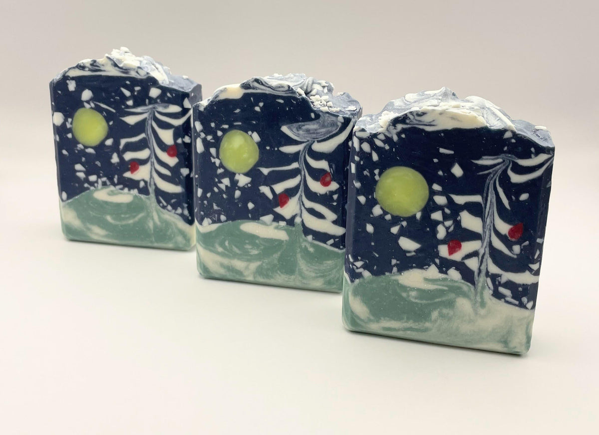 Handmade Winterberry Artisan Soap: Christmas Stocking Stuffer