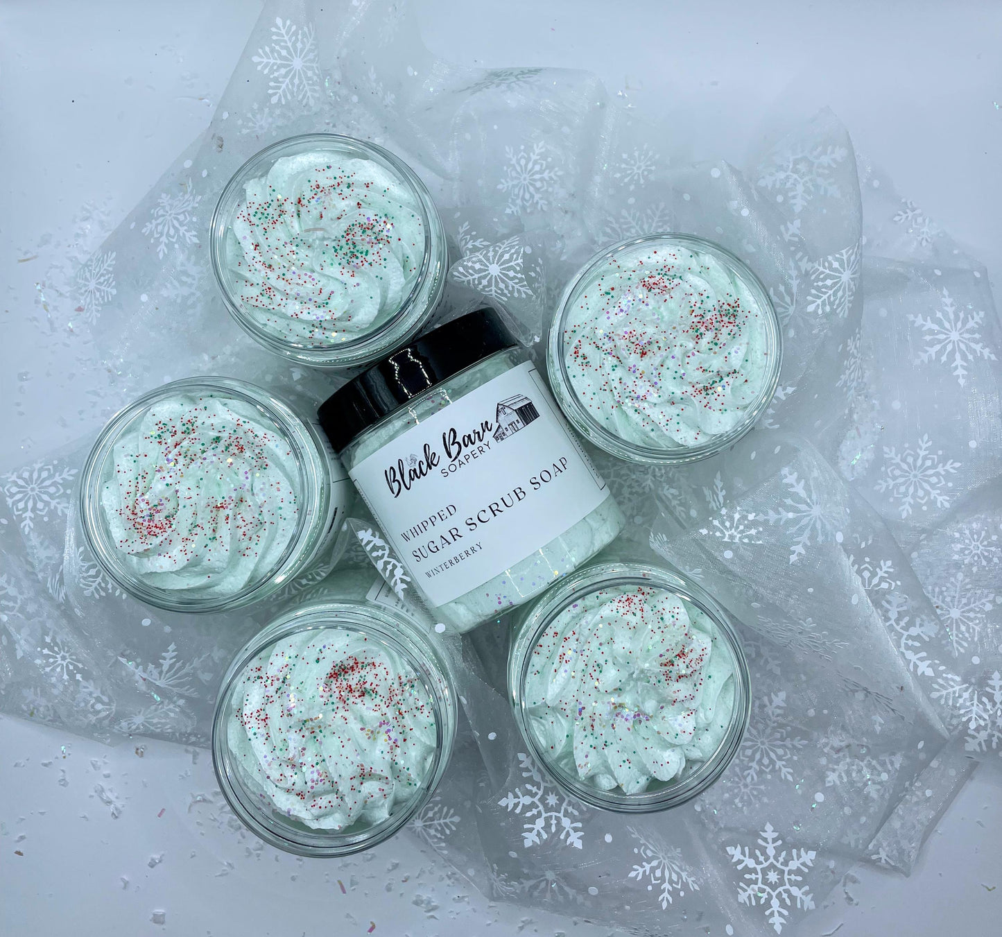 Winterberry - Whipped Sugar Scrub Soap