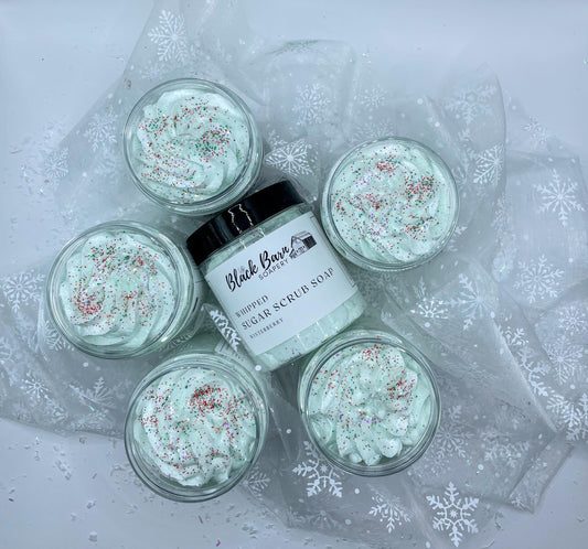 Winterberry - Whipped Sugar Scrub Soap