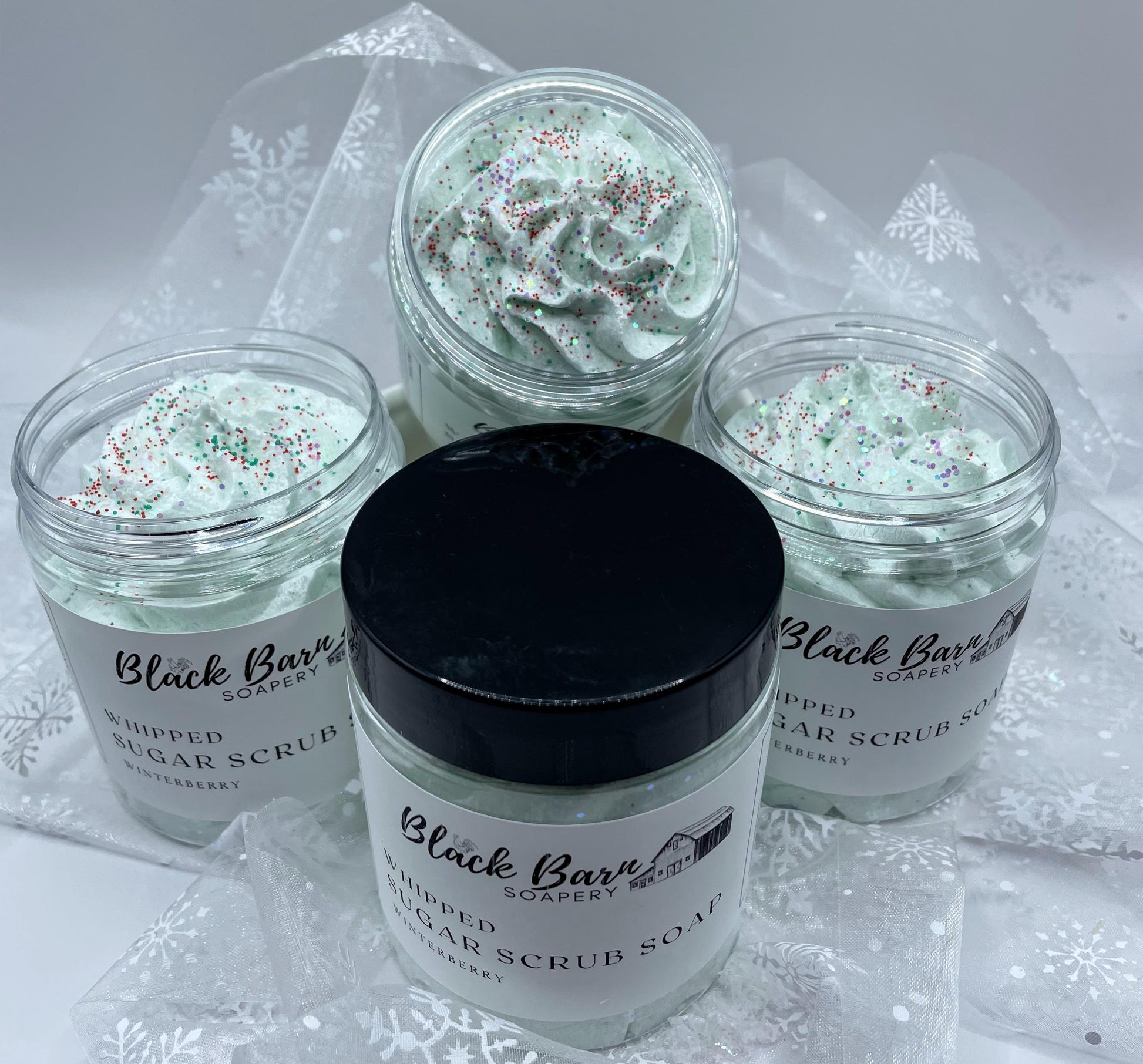 Winterberry - Whipped Sugar Scrub Soap