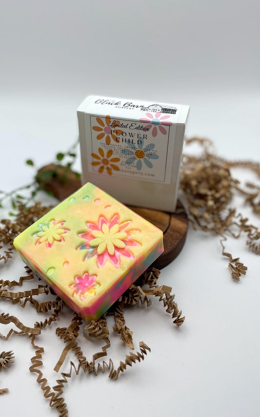 Peek-a-Boo Flower Child - Handmade Artisan Soap
