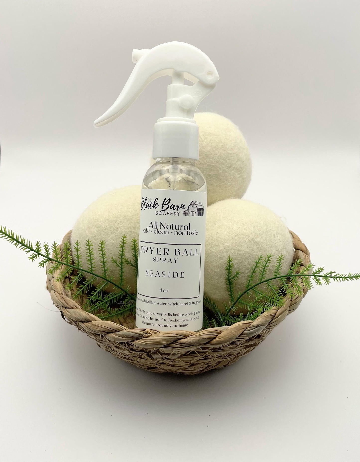 Black Barn Dryer Ball Gift Basket