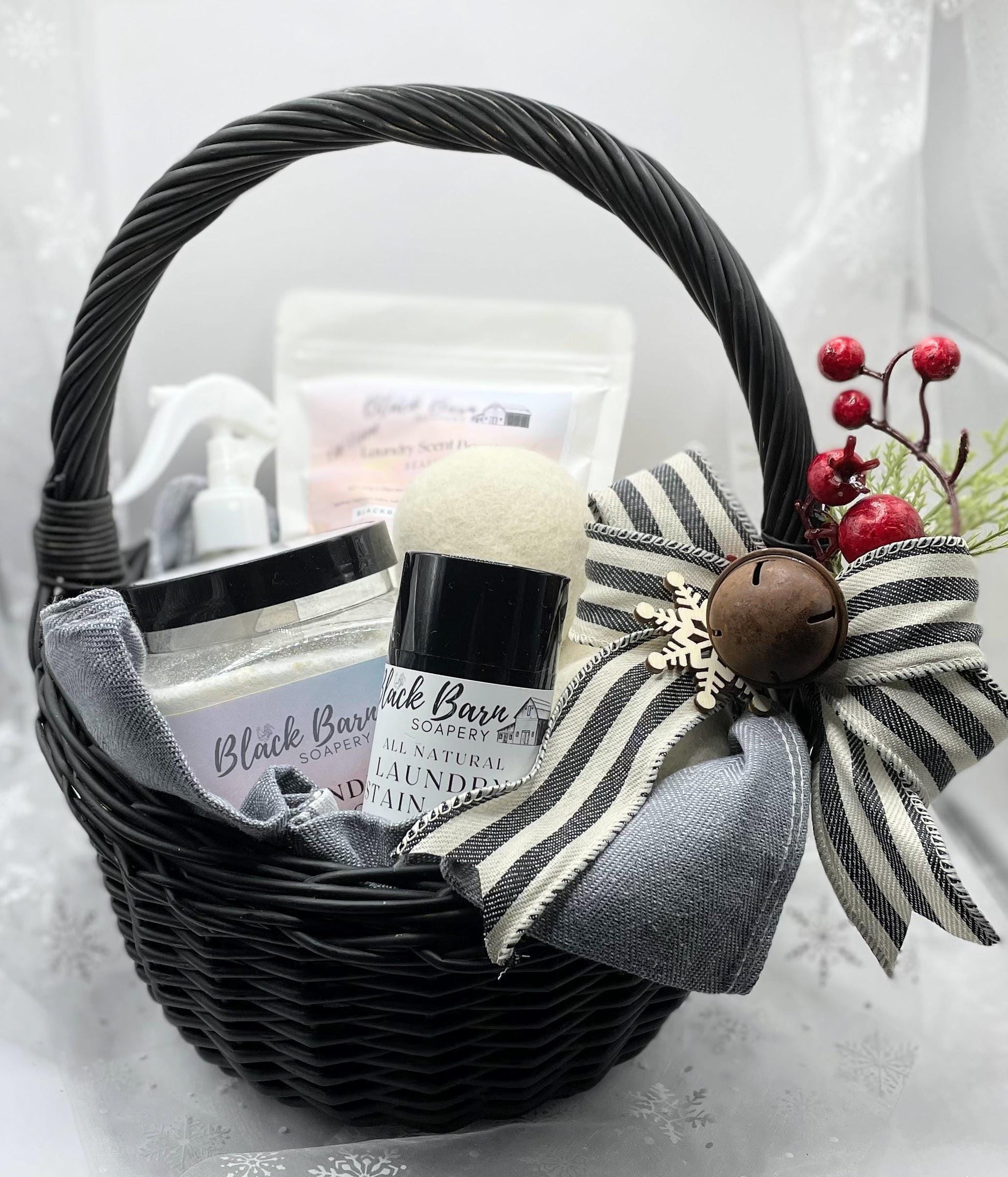 Black Barn Laundry Gift Basket