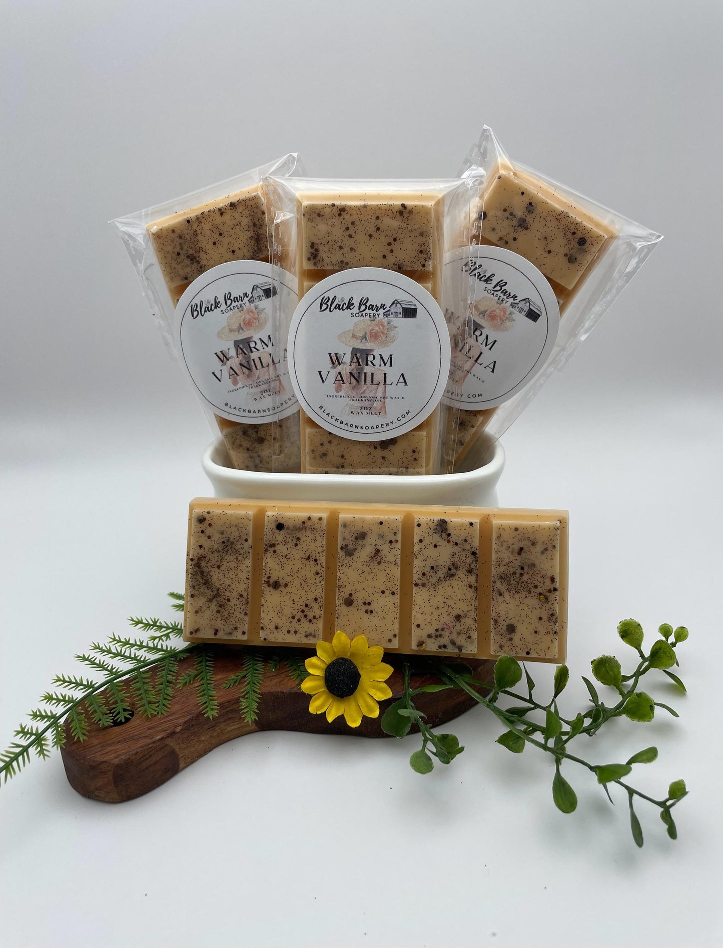 Holiday Farmhouse Warm Vanilla Basket