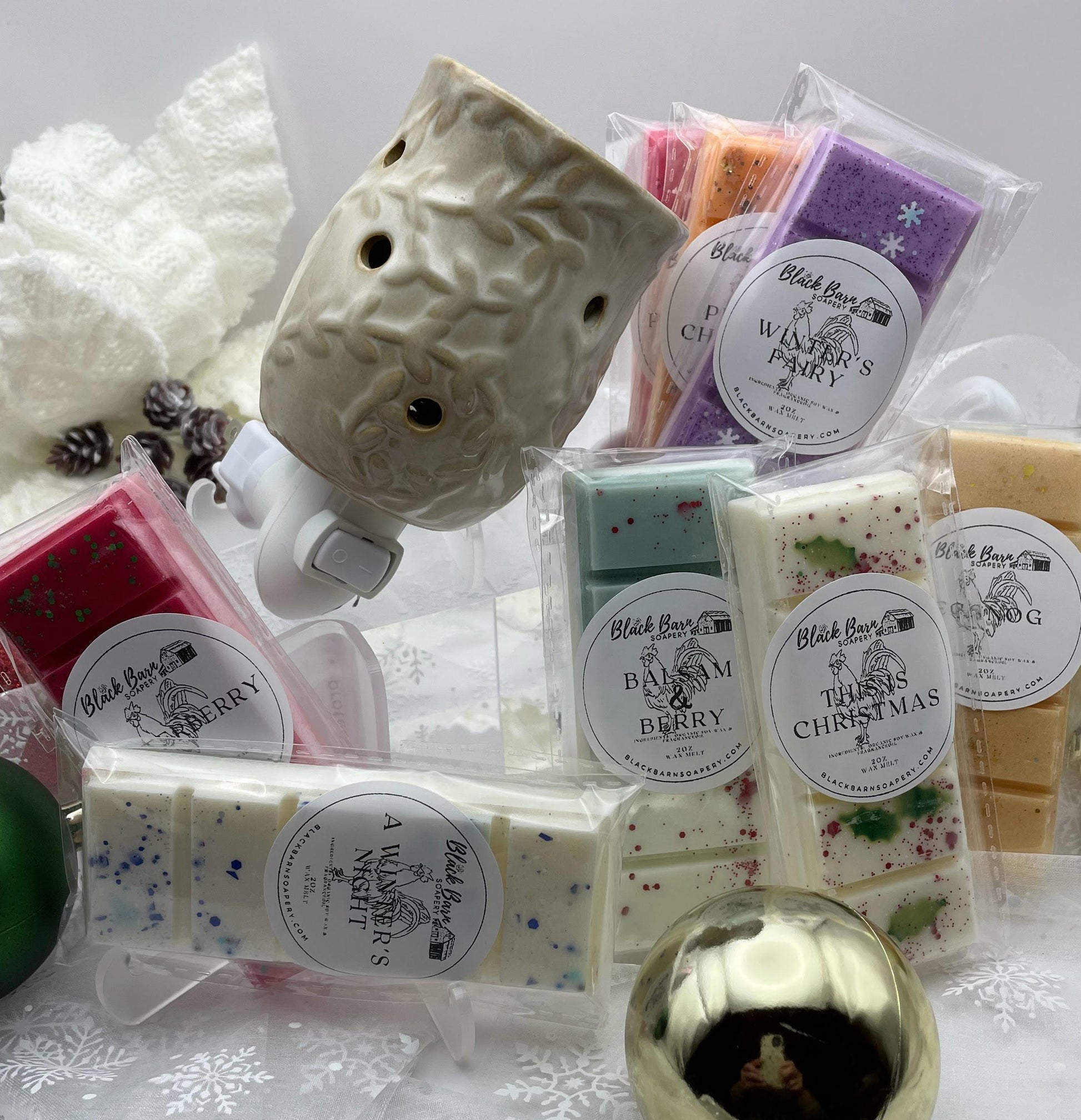 Black Barn Wax Melt & Warmer Box