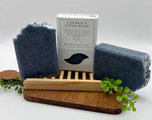 Farmer's Soap - Goats Milk Exfoliation Bar Cleans Greasy - Dirty Hands