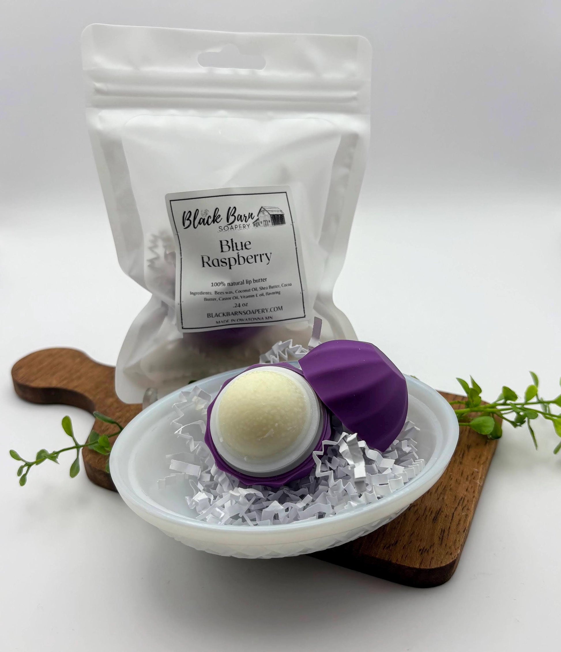 Blue Raspberry - Beeswax Lip Butter