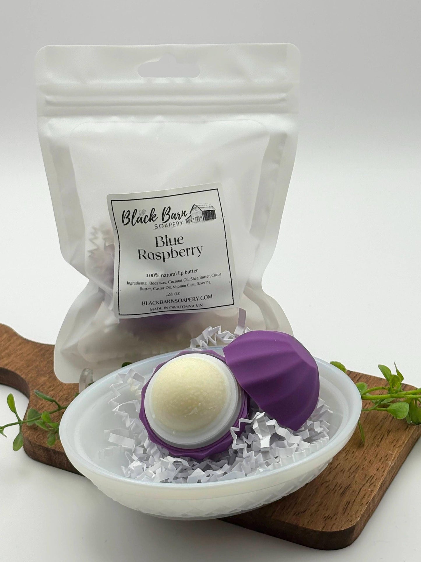 Blue Raspberry - Beeswax Lip Butter