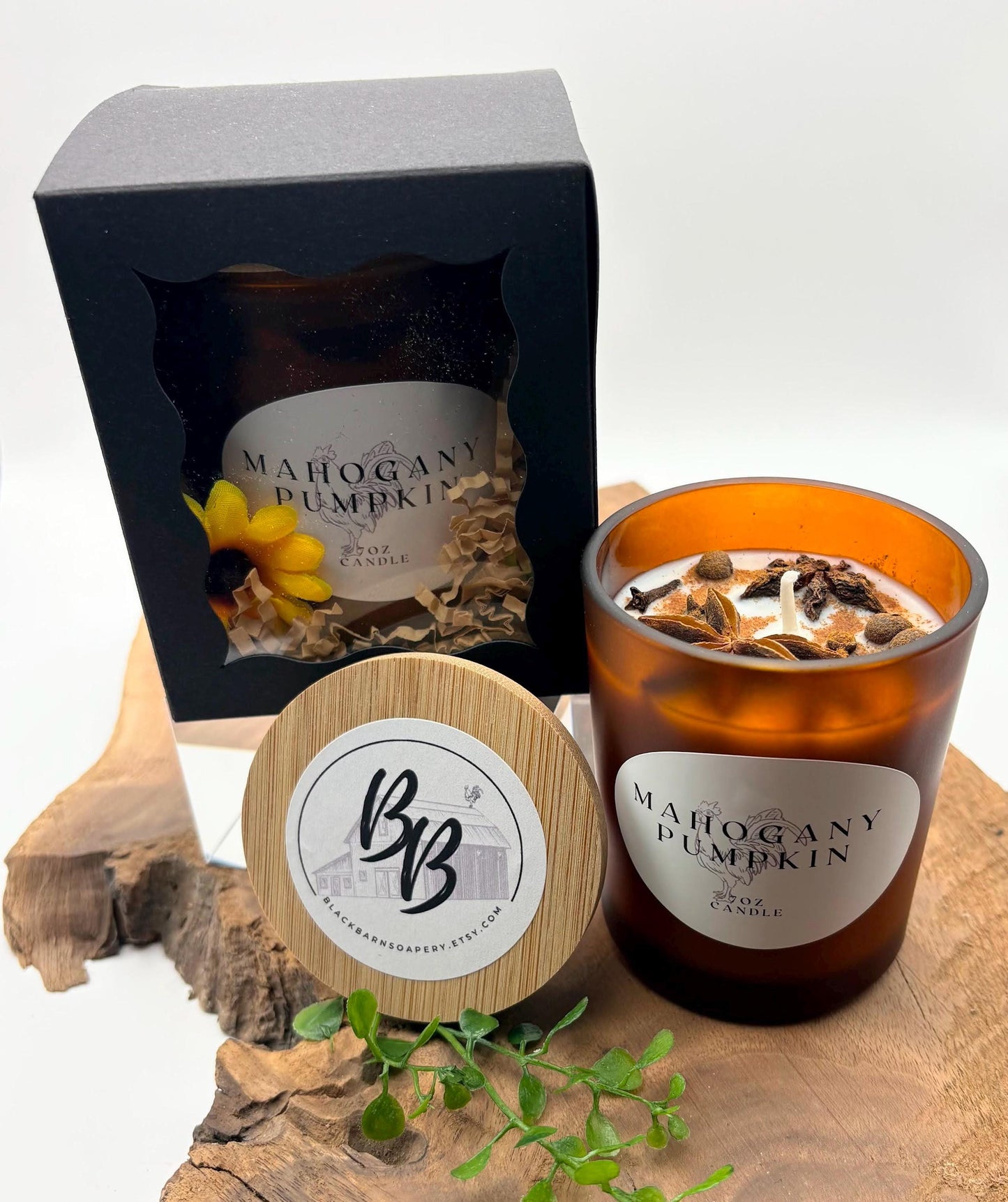 Mahogany Pumpkin - 7oz Candle