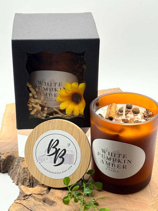 White Pumpkin Amber - 7oz Candle