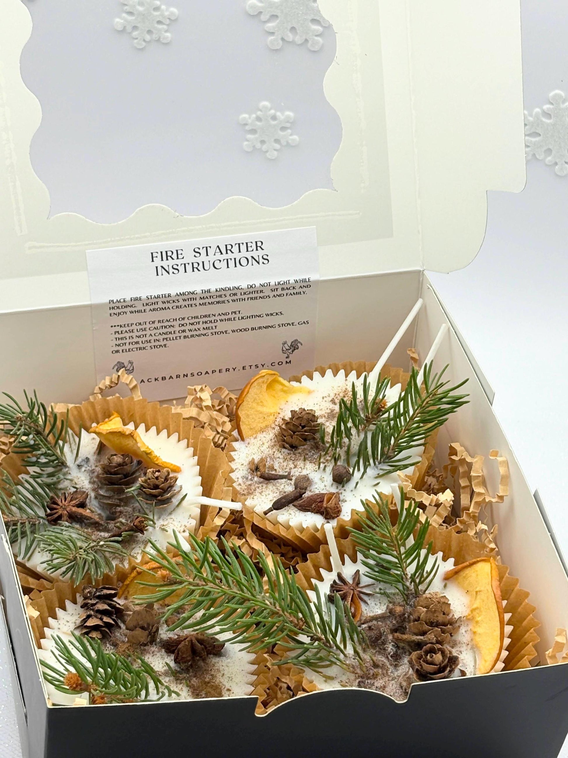 Scented Fire Starters - Set of 4 2.5oz