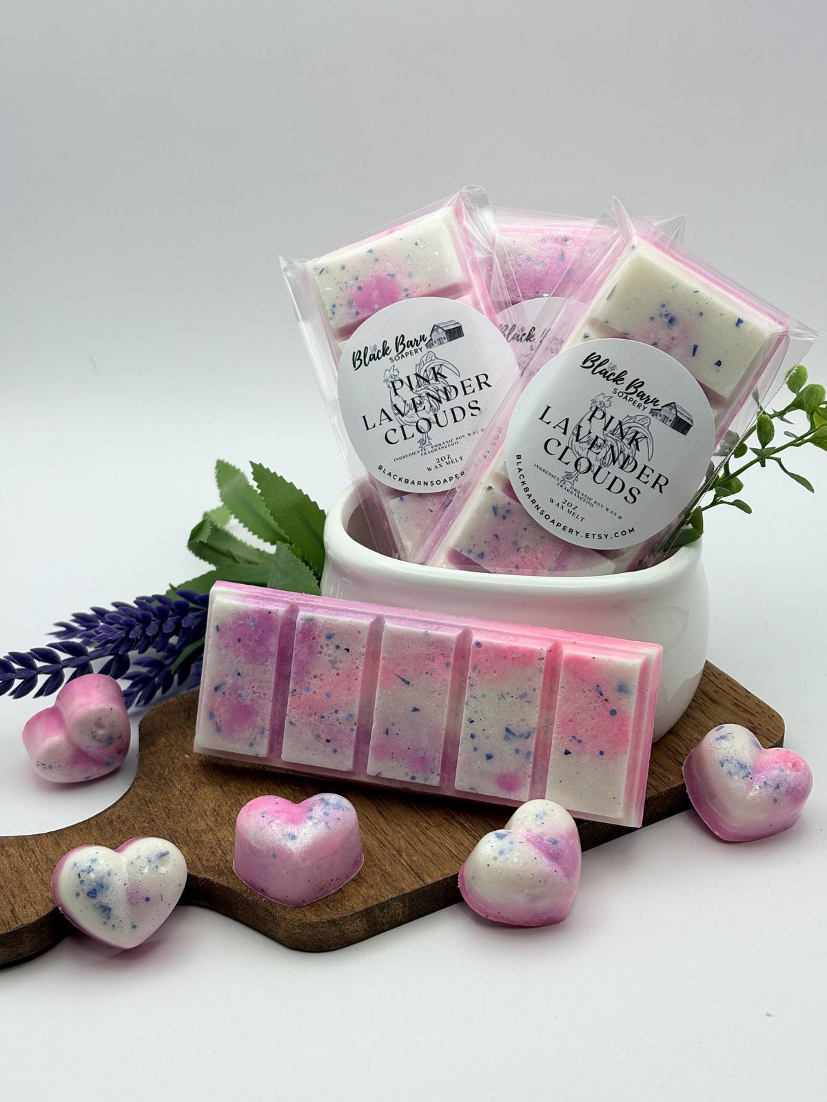 Pink Lavender Clouds - Snap Bar Wax Melts
