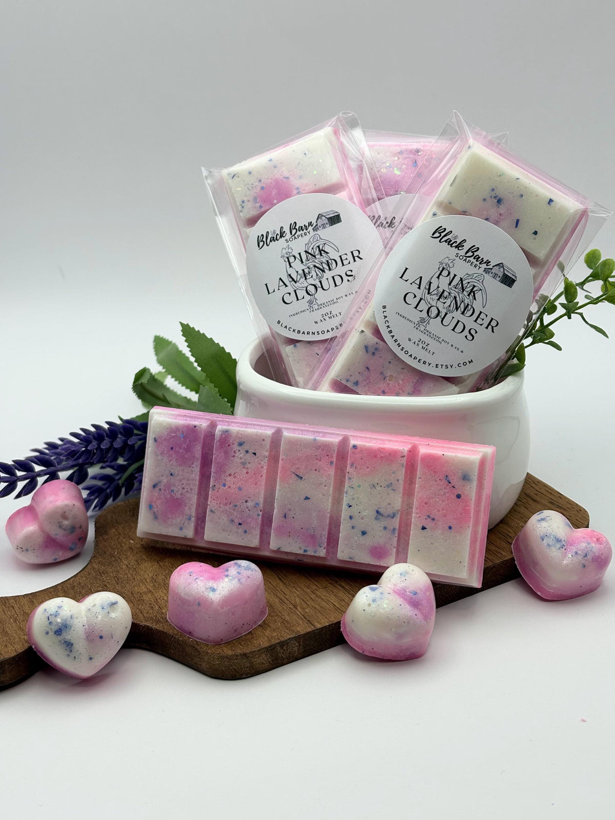Pink Lavender Clouds - Snap Bar Wax Melts