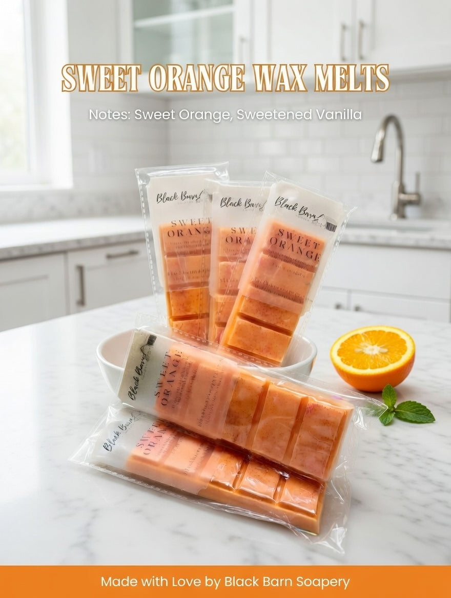 Sweet Orange & Vanilla -  Snap Bar Wax Melts