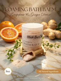 Grapefruit & Ginger Foaming Bath Salts - 8oz with Scoop