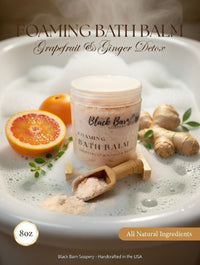 Grapefruit & Ginger Foaming Bath Salts - 8oz with Scoop