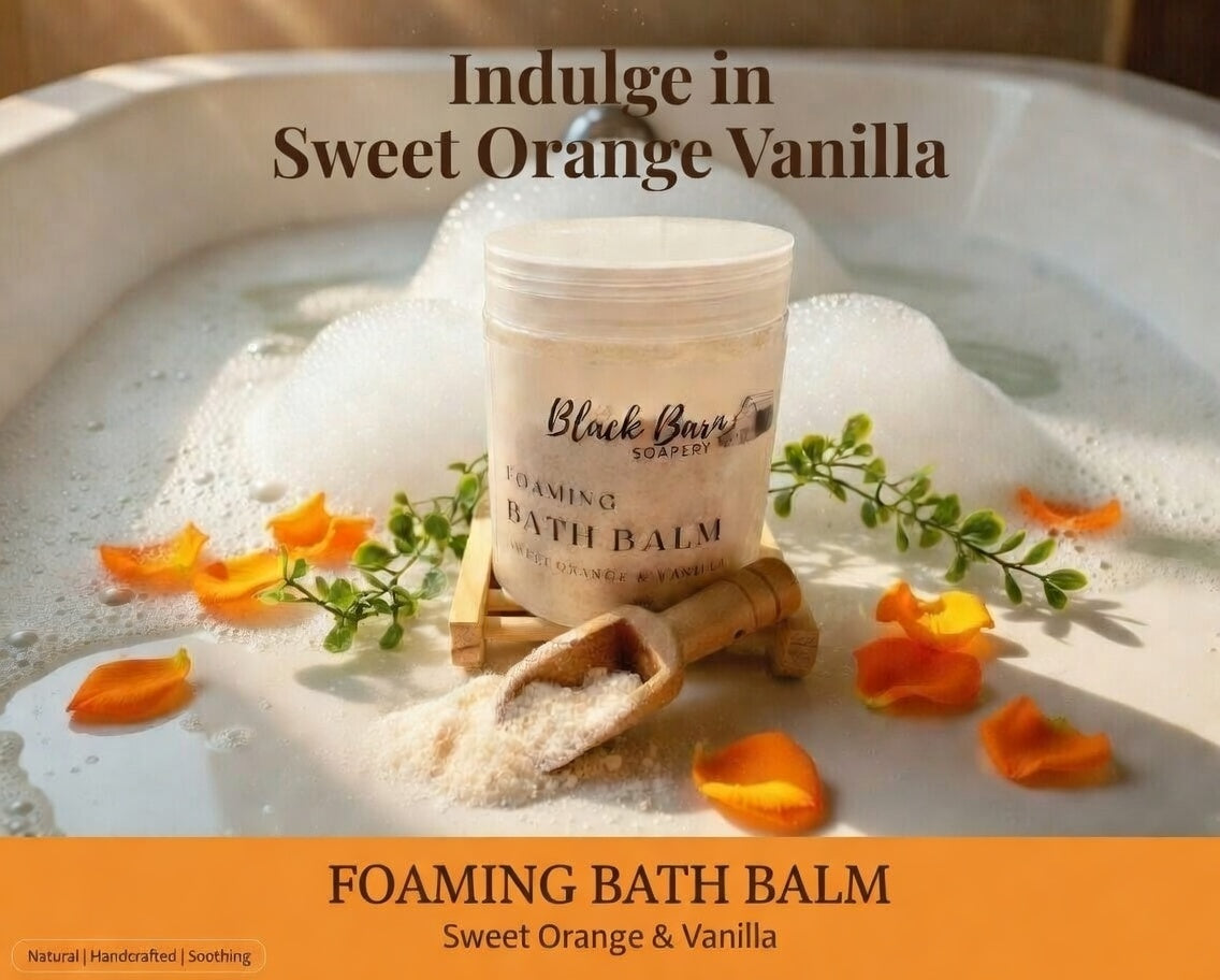 Sweet Orange Vanilla Foaming Bath Salts - 8oz
