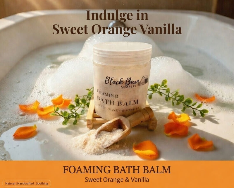 Sweet Orange Vanilla Foaming Bath Salts - 8oz