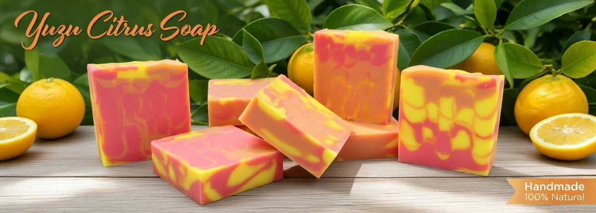 Yuzu Citrus Artisan Soap: Japanese Grapefruit Scent, Limited Edition