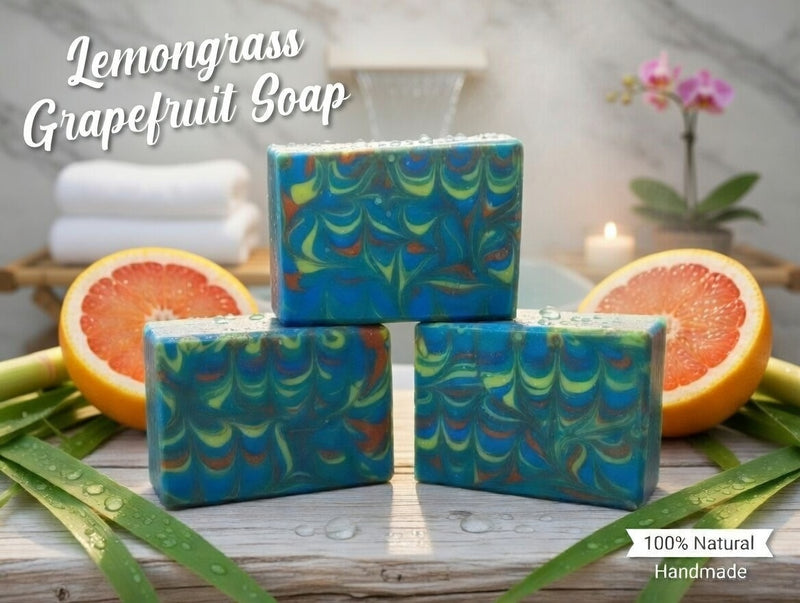Lemongrass & Grapefruit Artisan Soap - Limited Edition Handmade Bar