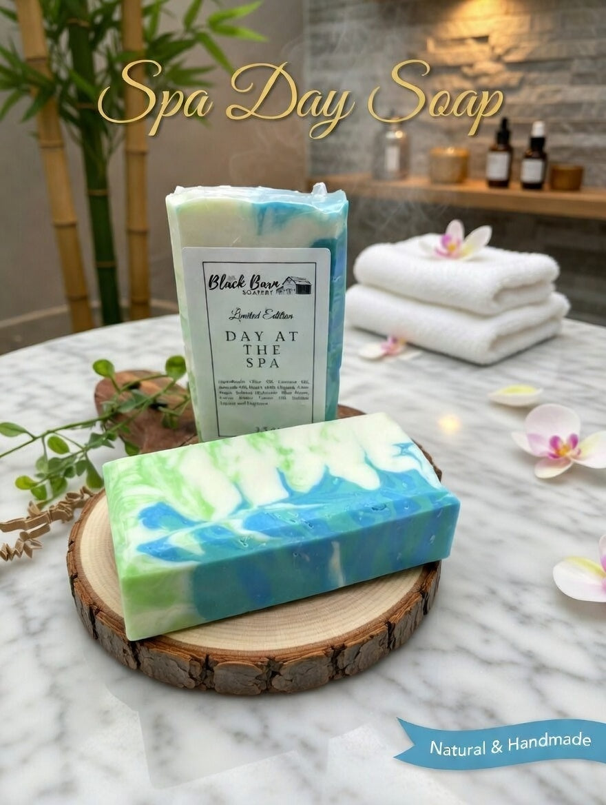 Handmade Artisan Soap: Spa Day Scent, Natural Ingredients