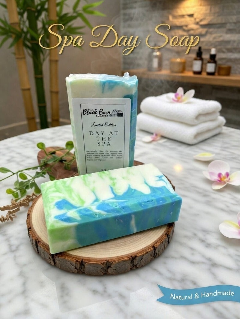 Handmade Artisan Soap: Spa Day Scent, Natural Ingredients