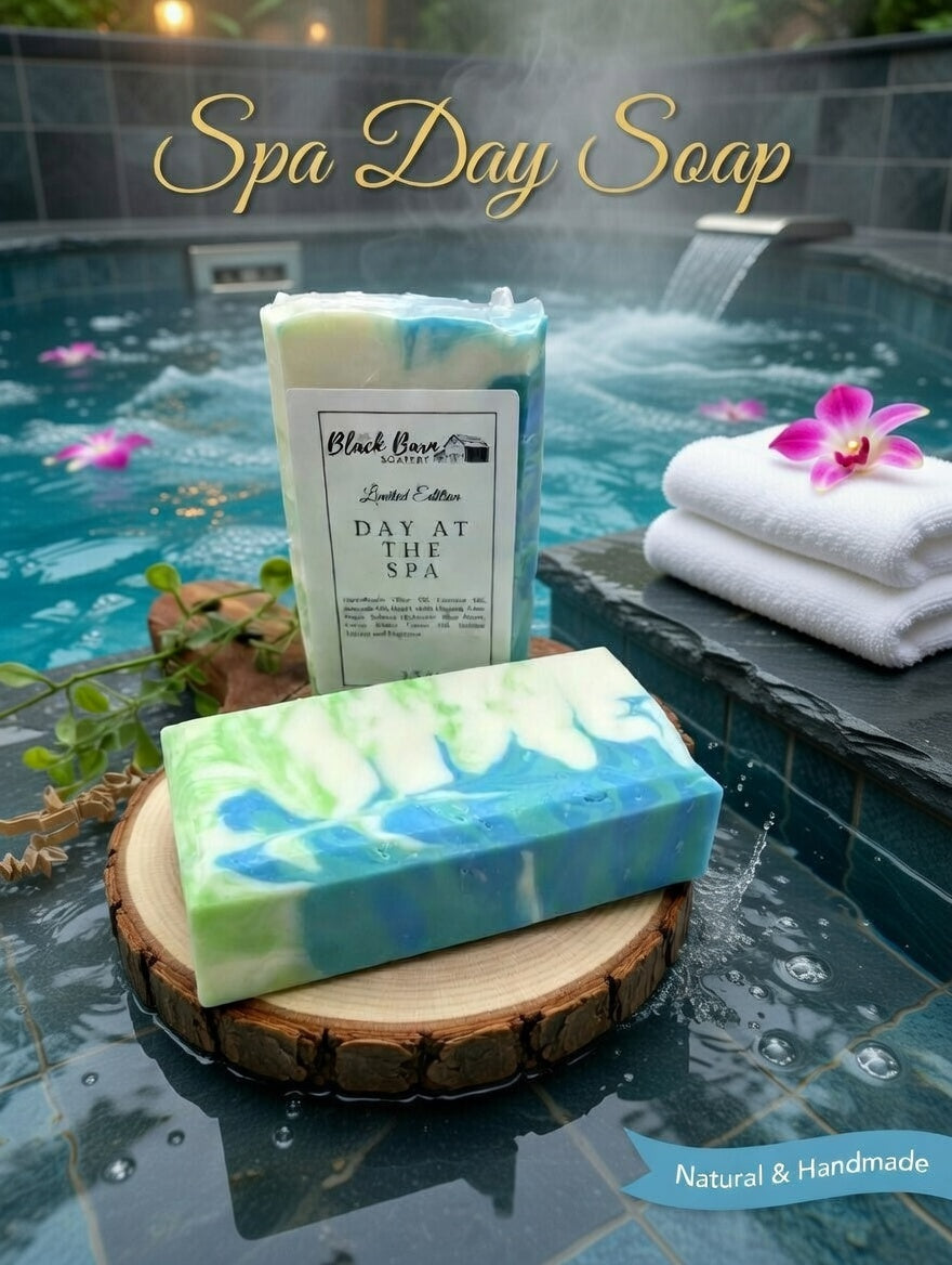 Handmade Artisan Soap: Spa Day Scent, Natural Ingredients