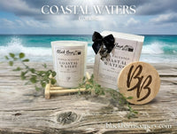 Coastal Waters - Subtly Scented 7oz Jar Candle w/ Bamboo lid
