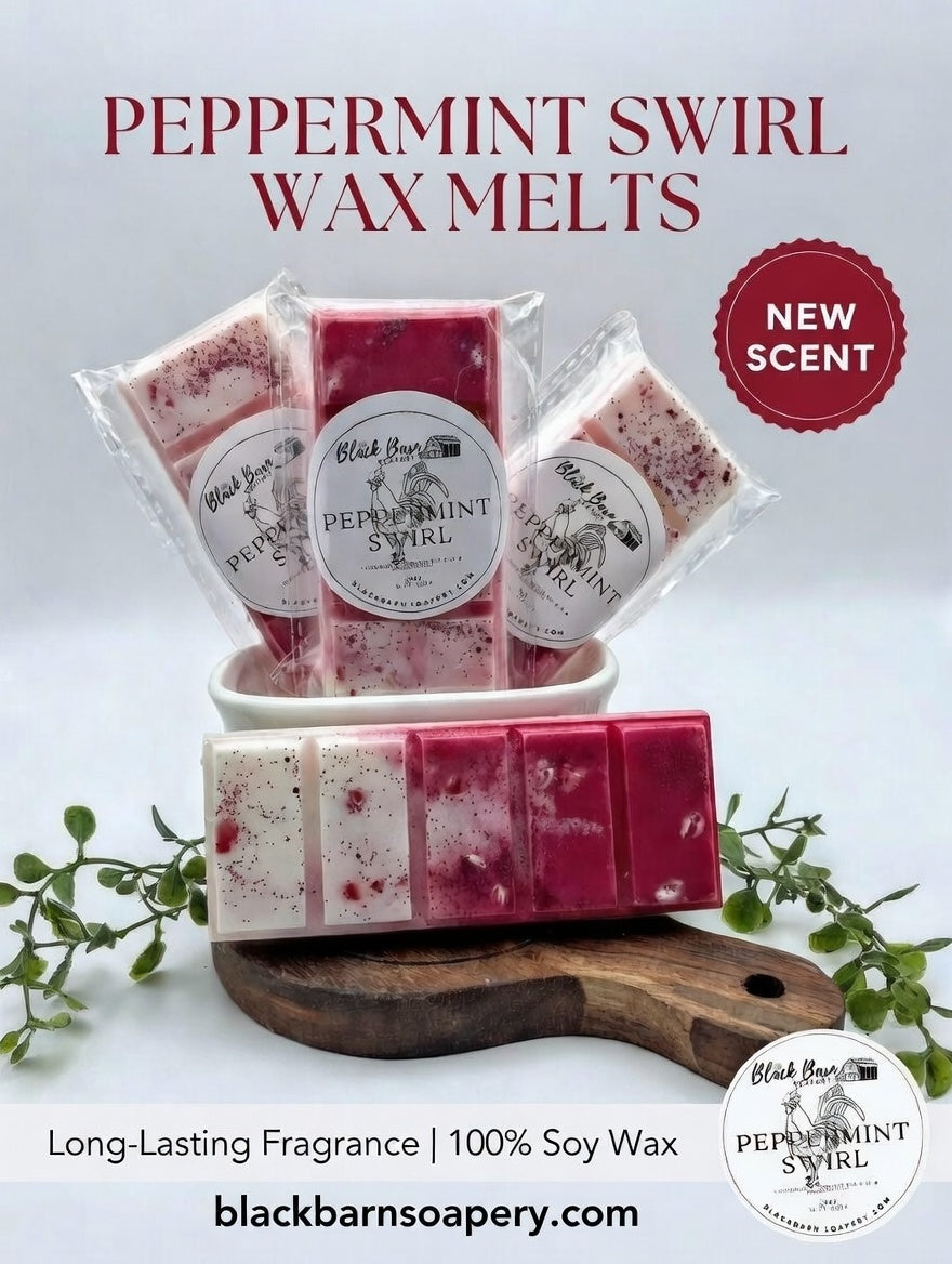 Peppermint Swirl - Snap Bar Wax Melts