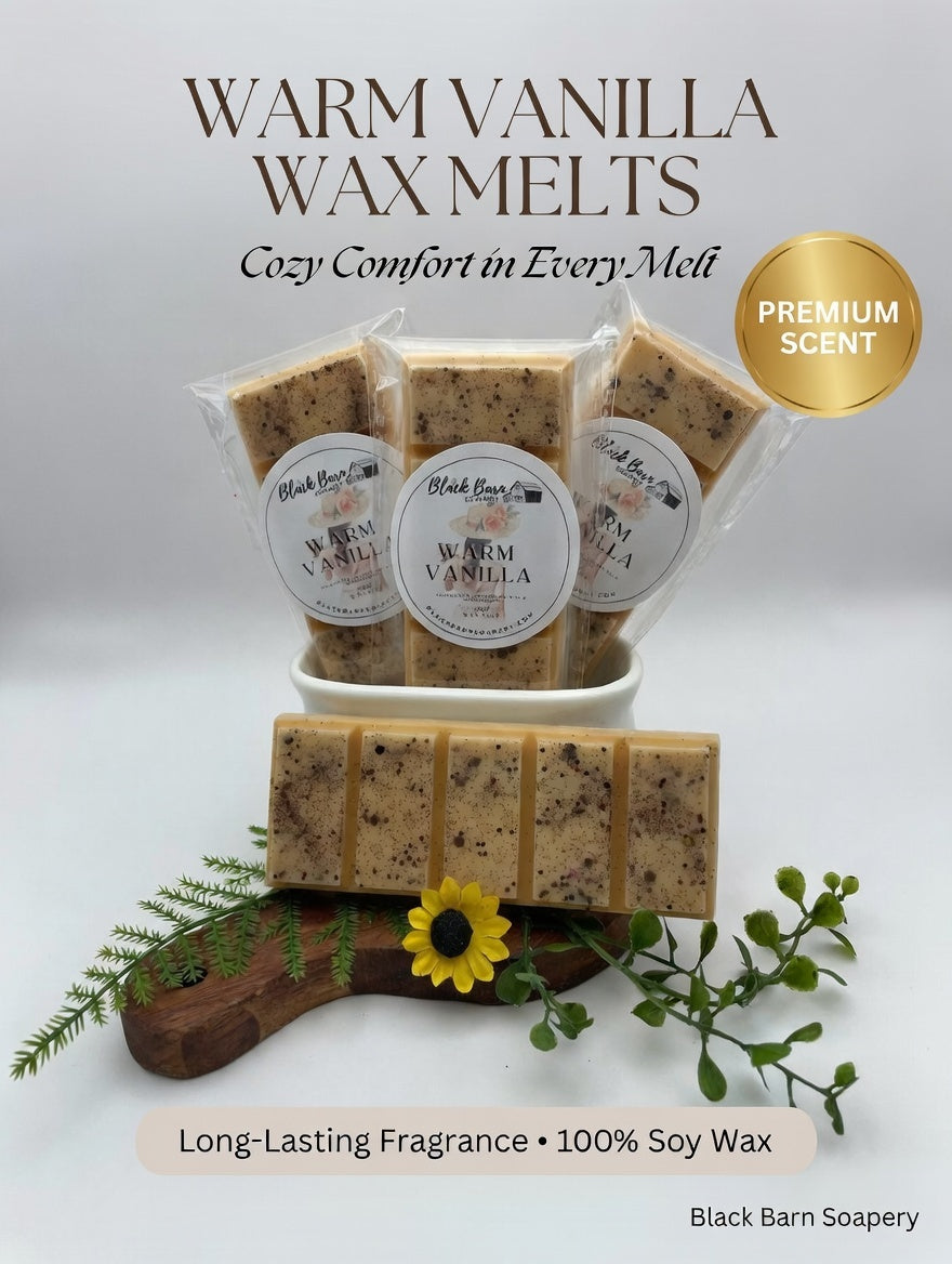 Warm Vanilla - Snap Bar Wax Melts  (Bohemian Fall)