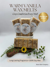 Warm Vanilla - Snap Bar Wax Melts  (Bohemian Fall)