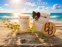 Coastal Waters - Subtly Scented 7oz Jar Candle w/ Bamboo lid