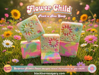 Peek-a-Boo Flower Child - Handmade Artisan Soap