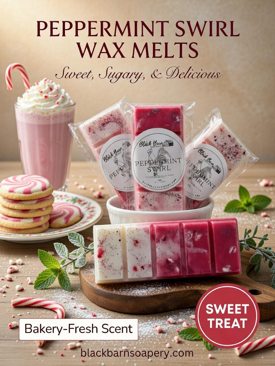 Peppermint Swirl - Snap Bar Wax Melts