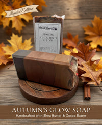 Handmade Autumn Soap: Crisp Air & Winterberries, 3.5 oz Artisan Bar